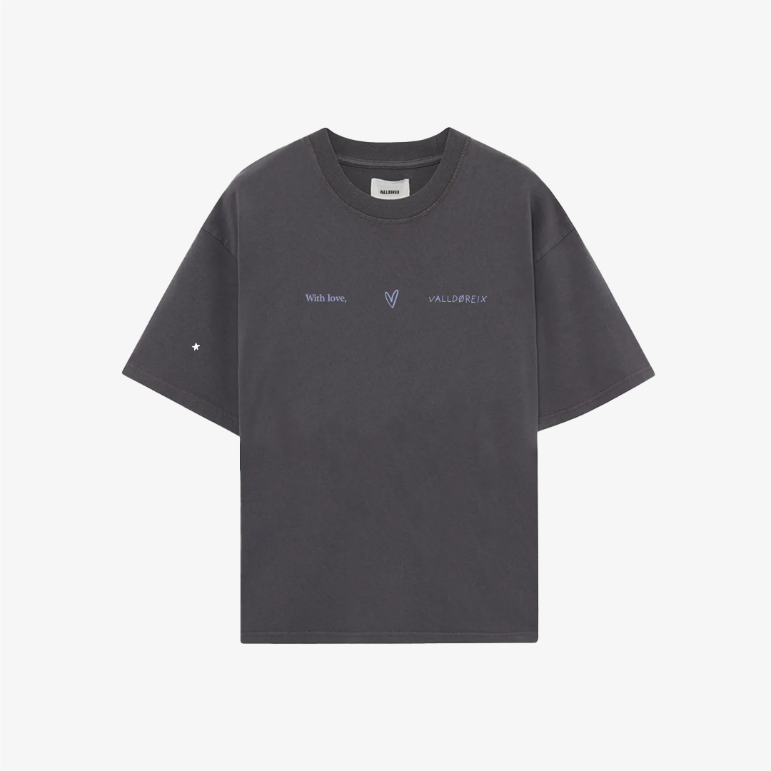 WASN'T IT ROMANTIC? TEE SHADOW GREY - FRONT OF