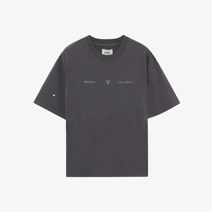 WASN'T IT ROMANTIC? TEE SHADOW GREY - FRONT OF