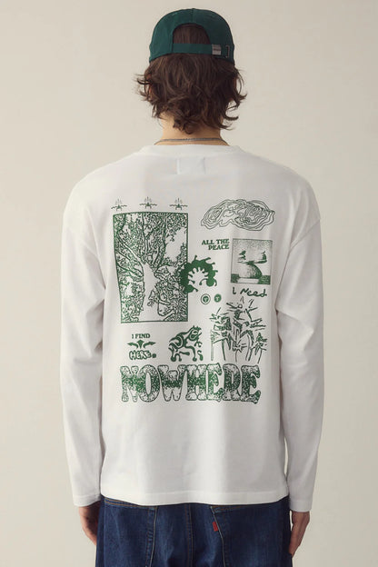 CAMISETA LARGA ALL THE PEACE I NEED - FRONT OF