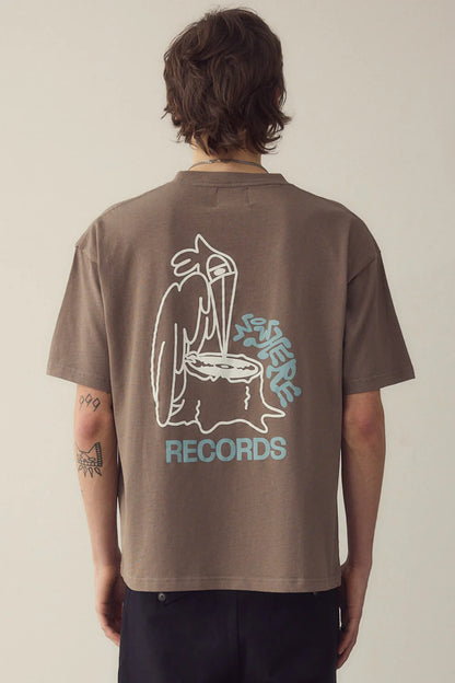 CAMISETA NOWHERE RECORDS WOOD - FRONT OF
