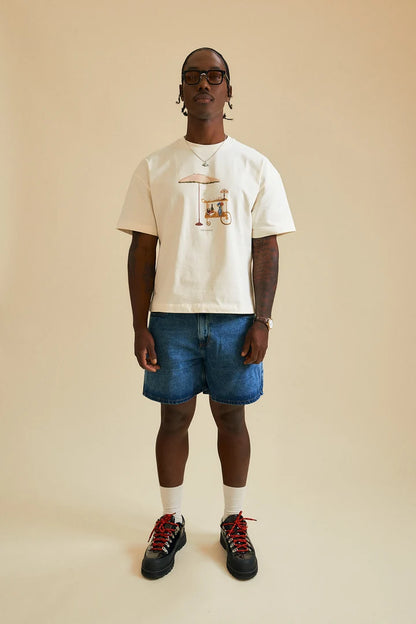 CAMISETA BOXY CARRITO EL MENAJE - FRONT OF