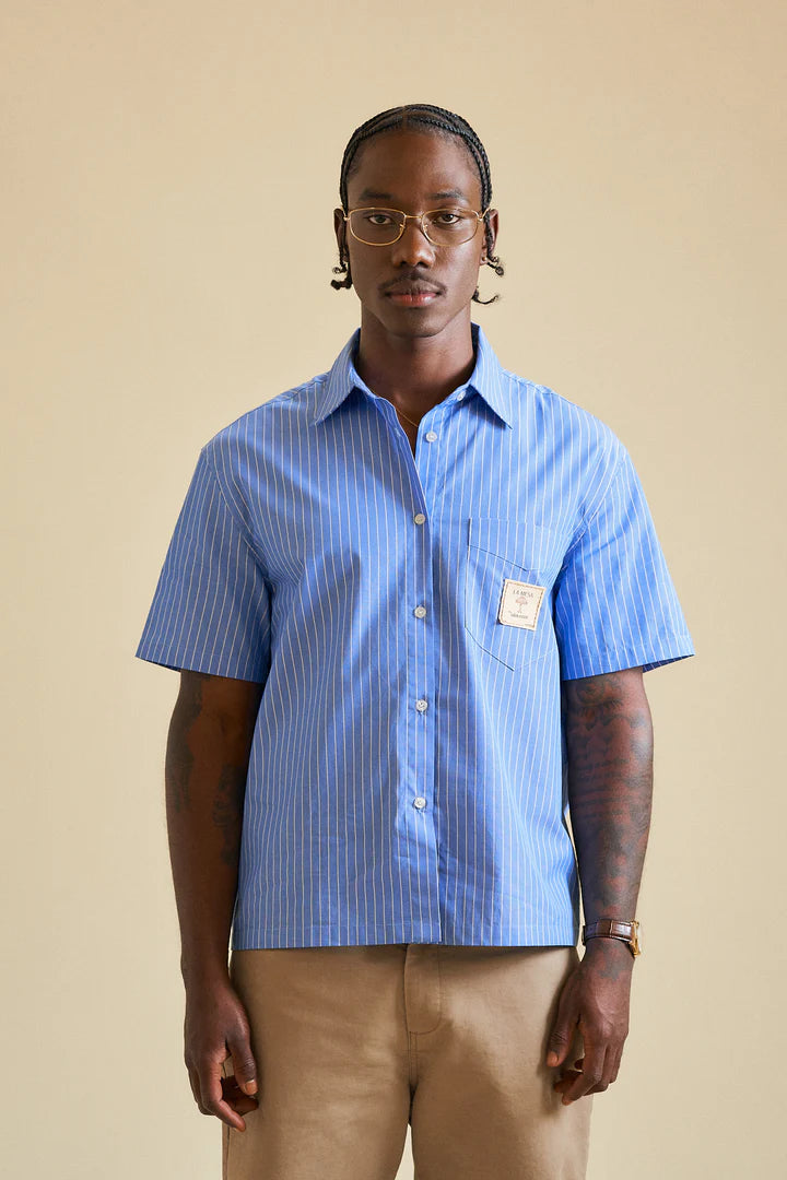 CAMISA DE RAYAS LA MESA - FRONT OF