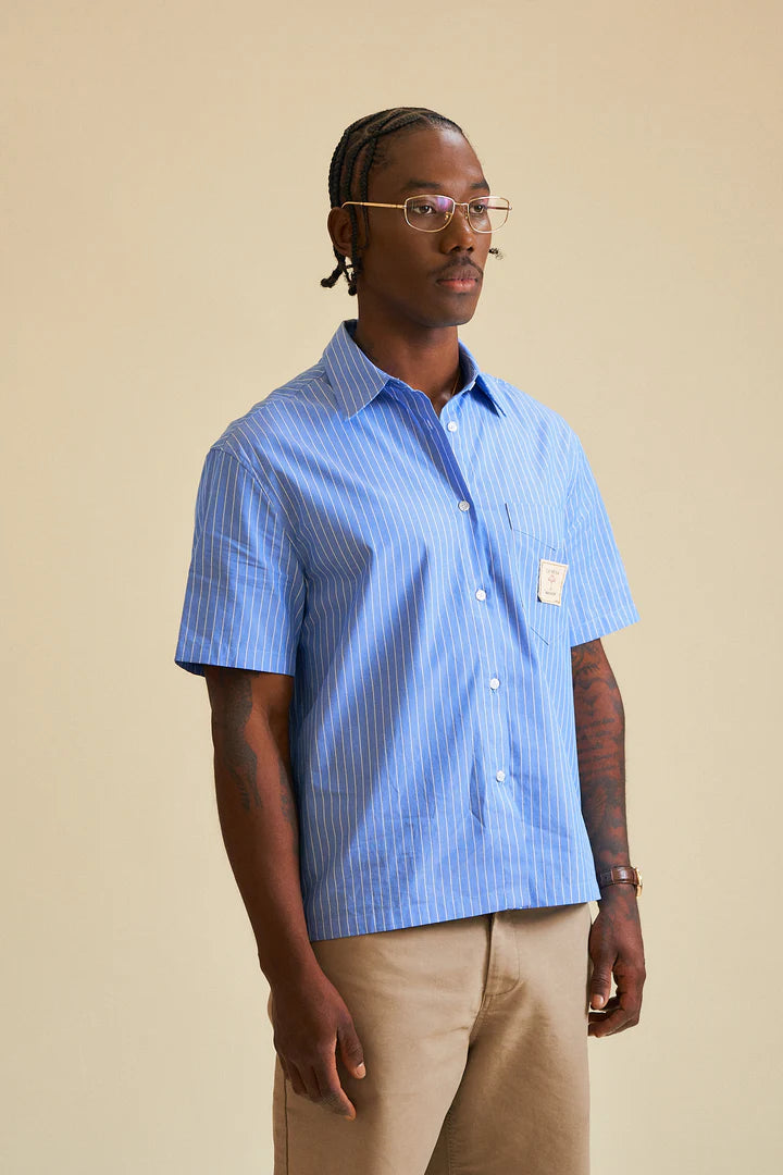 CAMISA DE RAYAS LA MESA - FRONT OF