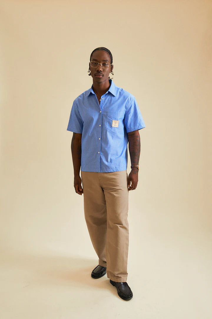 CAMISA DE RAYAS LA MESA - FRONT OF