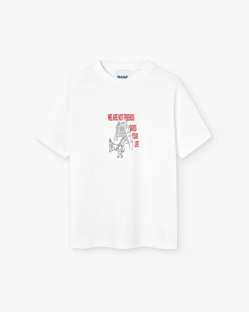 WANF SAVED BY WANF T-SHIRT - FRONT OF