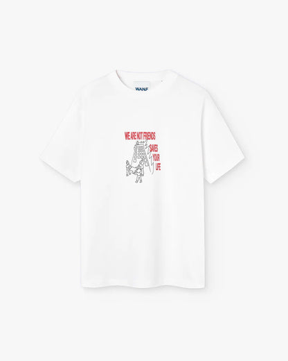 WANF SAVED BY WANF T-SHIRT - FRONT OF