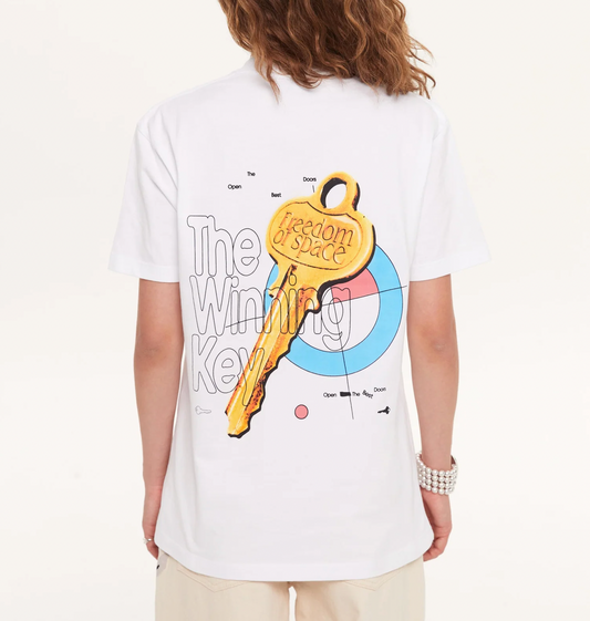 T-SHIRT WINNING KEY WHITE