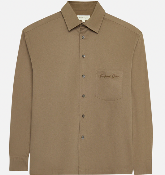 CAMISA LONG SLEEVE BROWN