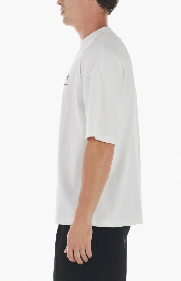 CHARLES T-SHIRT NATURAL - FRONT OF.