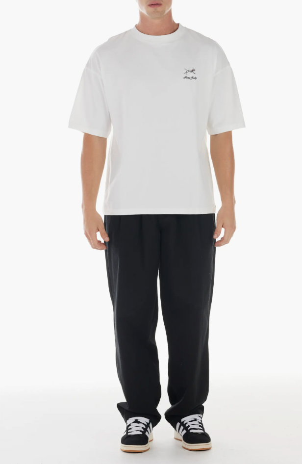 CHARLES T-SHIRT NATURAL - FRONT OF.