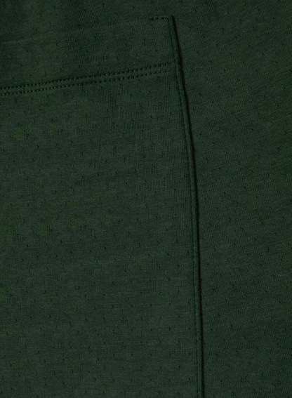 INTERLOCK SHORT GREEN - FRONT OF.