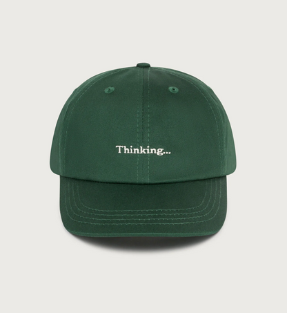 GORRA VERDE THINKING... - FRONT OF
