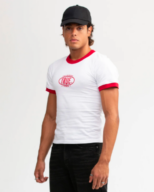 HEATWAVE FITTED T-SHIRT WHITE - FRONT OF