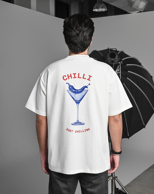 SPICY MARTINI WHITE T-SHIRT - FRONT OF