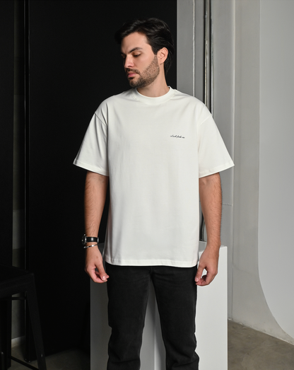 DICE WHITE T-SHIRT - FRONT OF
