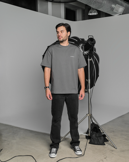 RED DICES GRIS T-SHIRT - FORNT OF