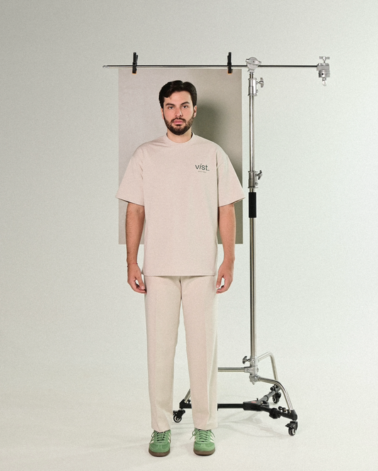 SAFETY FIRST CREMA T-SHIRT - FRONT OF