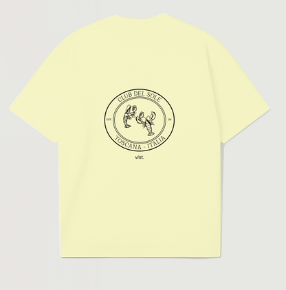 CLUB DEL SOLE CAMISETA YELLOW BUTTER VIST - FRONT OF