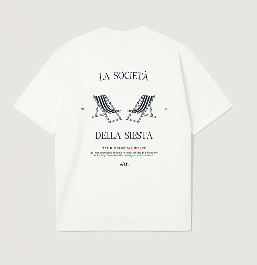 LA SOCIETA DELLA SIESTA CAMISETA VIST - FRONT OF