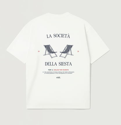 LA SOCIETA DELLA SIESTA CAMISETA VIST - FRONT OF