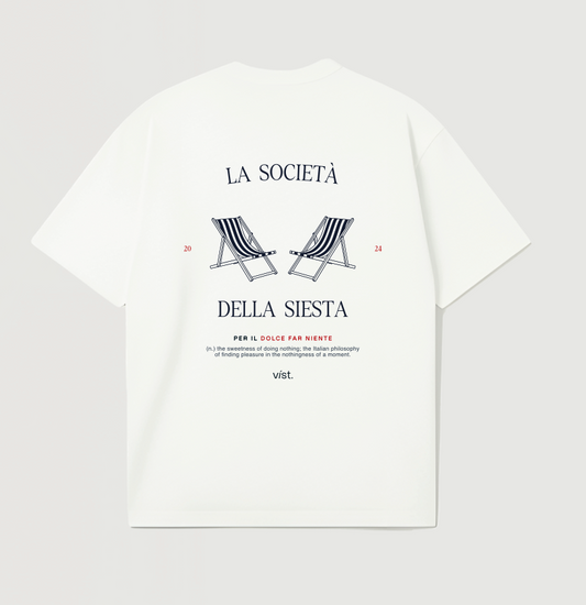 LA SOCIETA DELLA SIESTA CAMISETA VIST - FRONT OF