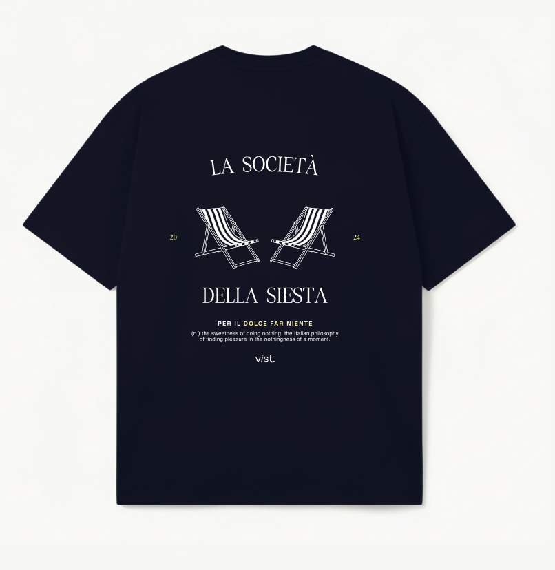 LA SOCIETA DELLA SIESTA CAMISETA VIST - FRONT OF