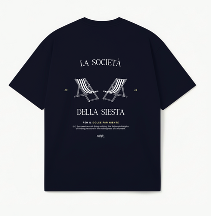 LA SOCIETA DELLA SIESTA CAMISETA VIST - FRONT OF