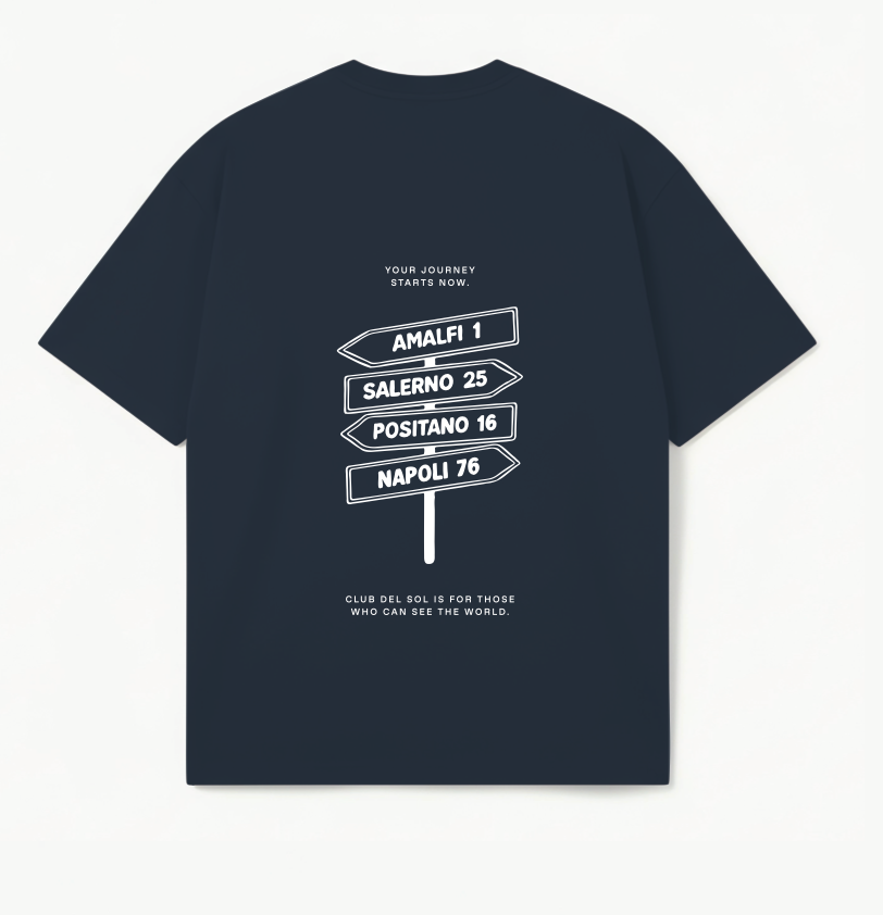 ANDIAMO AL MARE CAMISETA NAVY VIST - FRONT OF