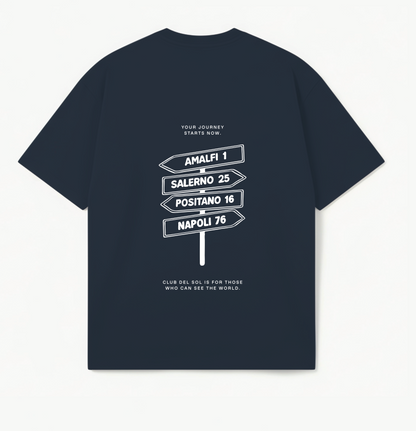ANDIAMO AL MARE CAMISETA NAVY VIST - FRONT OF