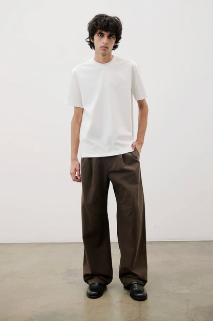 THE VENICE PANTS OLIVE - FRONT OF