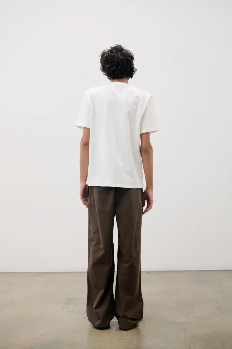 THE VENICE PANTS OLIVE - FRONT OF
