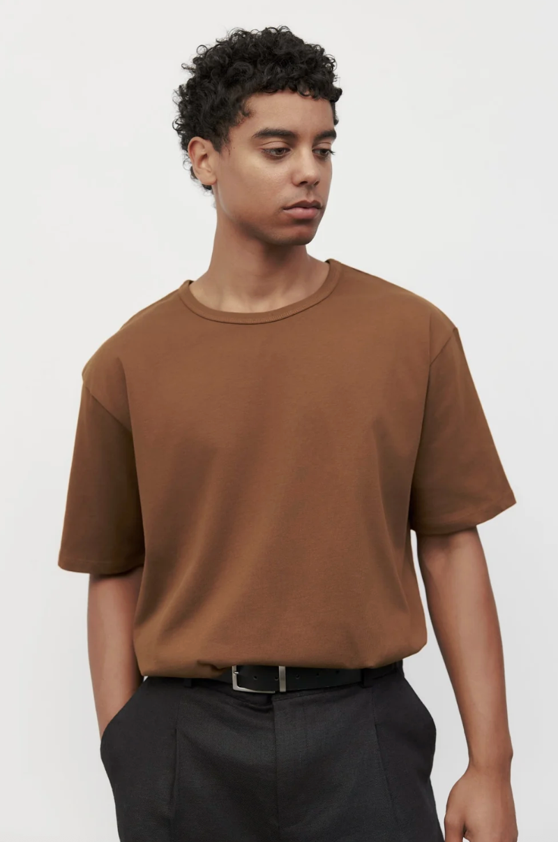 THE ELIAS TOP BROWN - FRONT OF