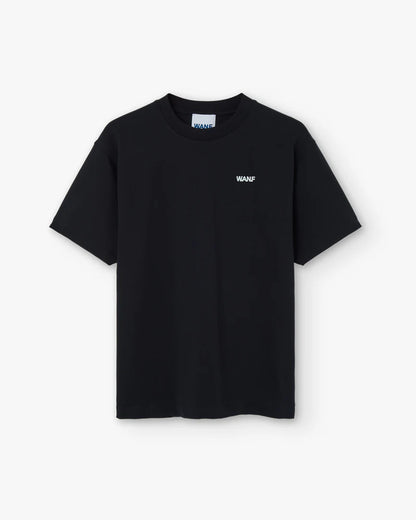 SEWING WANF BLACK T-SHIRT - FRONT OF