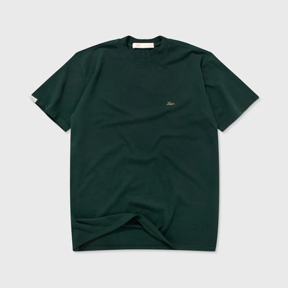 SIGNATURE T-SHIRT PINE GREEN - FRONT OF