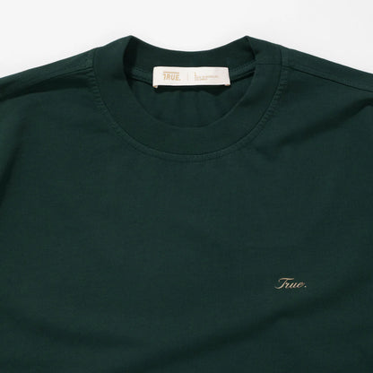 SIGNATURE T-SHIRT PINE GREEN - FRONT OF