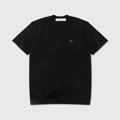 SIGNATURE T-SHIRT BLACK - FRONT OF