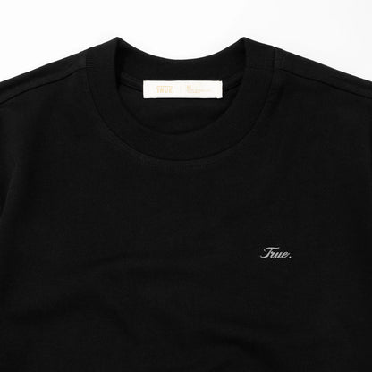 SIGNATURE T-SHIRT BLACK - FRONT OF
