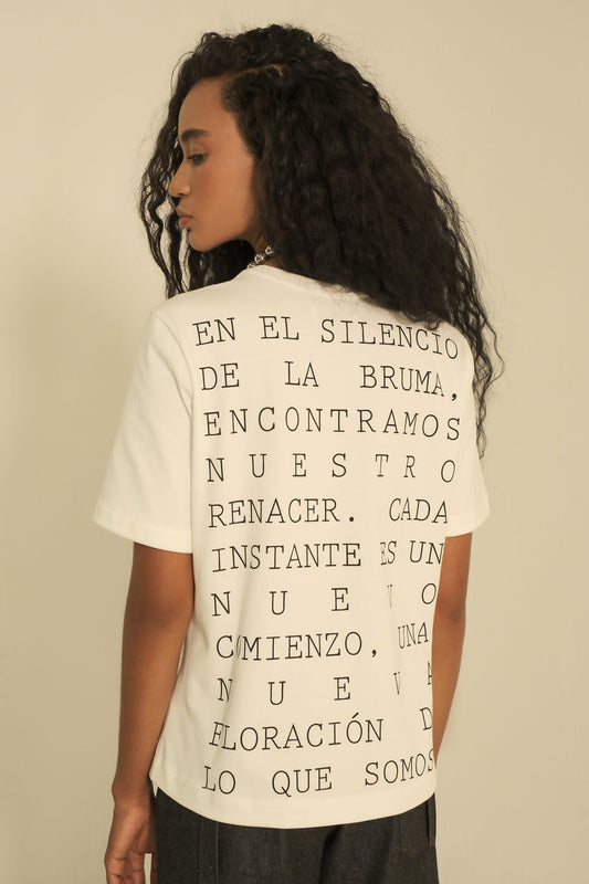 QUIMERAS T-SHIRT ETER WHITE - FRONT OF