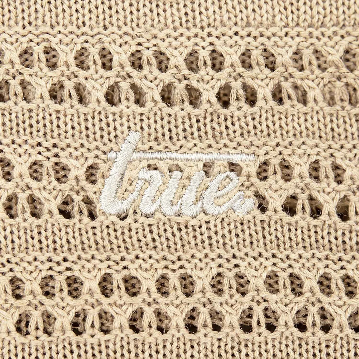 TEXTURED BOXY SHIRT CAMEL - FRONT OF