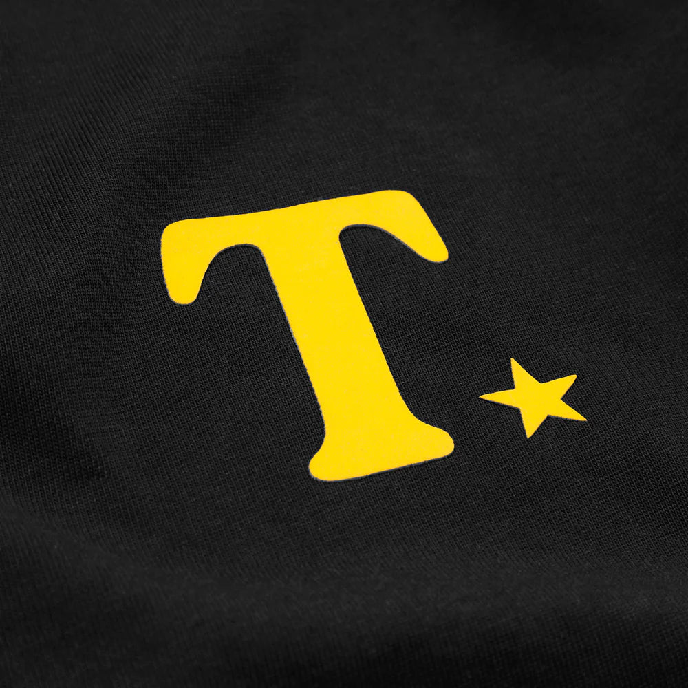 T-SHIRT THE JOURNEY OVERSIZED BLACK - FRONT OF