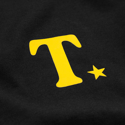T-SHIRT THE JOURNEY OVERSIZED BLACK - FRONT OF