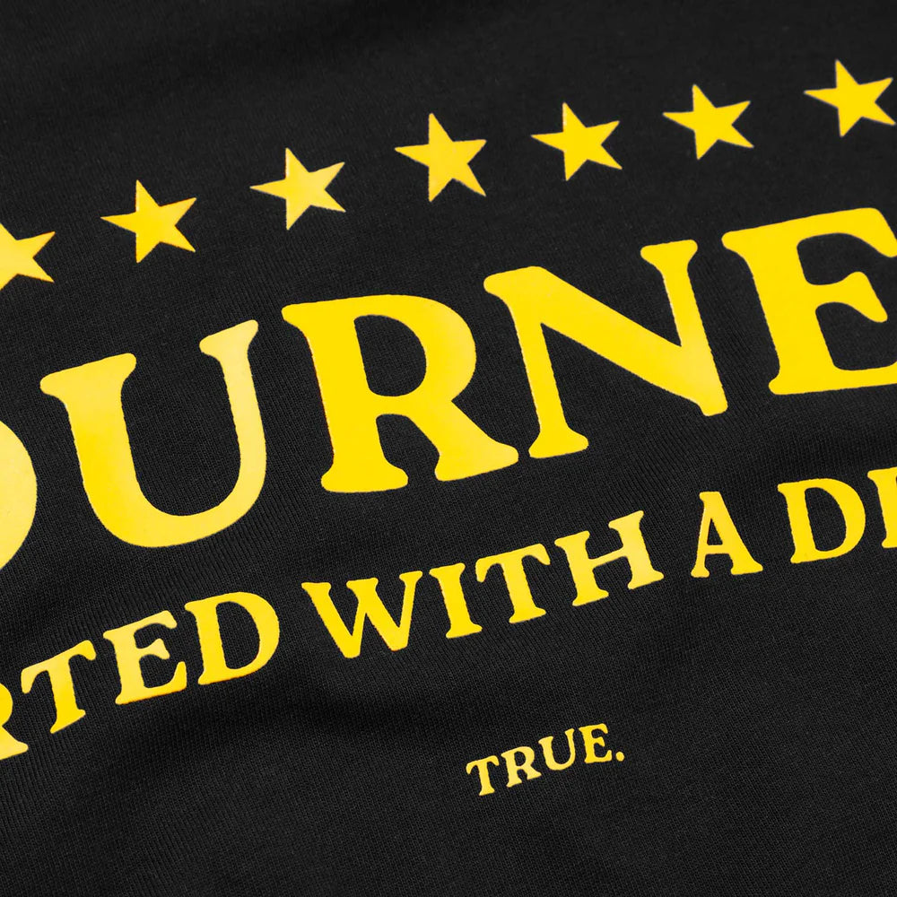 T-SHIRT THE JOURNEY OVERSIZED BLACK - FRONT OF