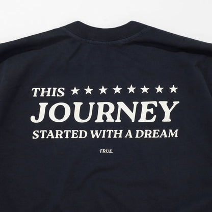 T-SHIRT THE JOURNEY OVERSIZED DARK BLUE