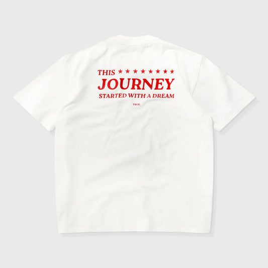 T-SHIRT THE JOURNEY OVERSIZED CREAM