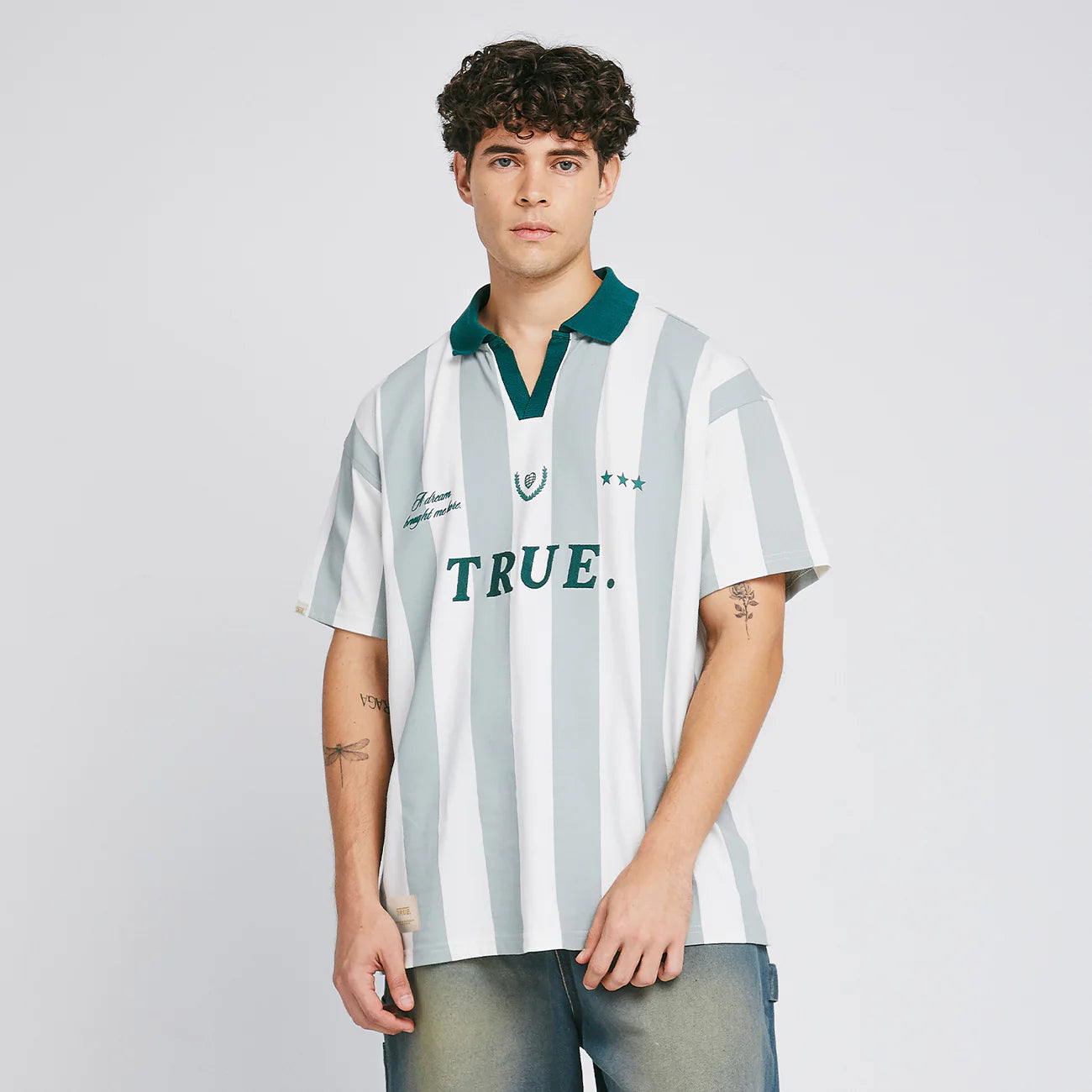 T-SHIRT THE JOURNEY SOCCER OVERSIZE GREEN