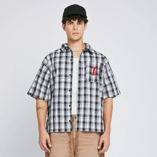 CAMISA THE JOURNEY PLAID SHIRT DARK GRAY