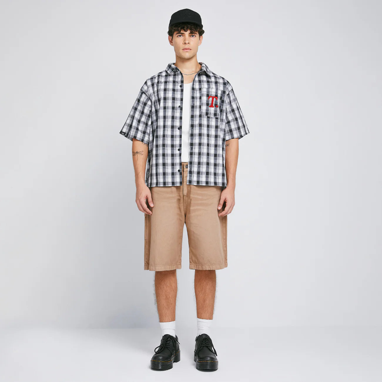 CAMISA THE JOURNEY PLAID SHIRT DARK GRAY
