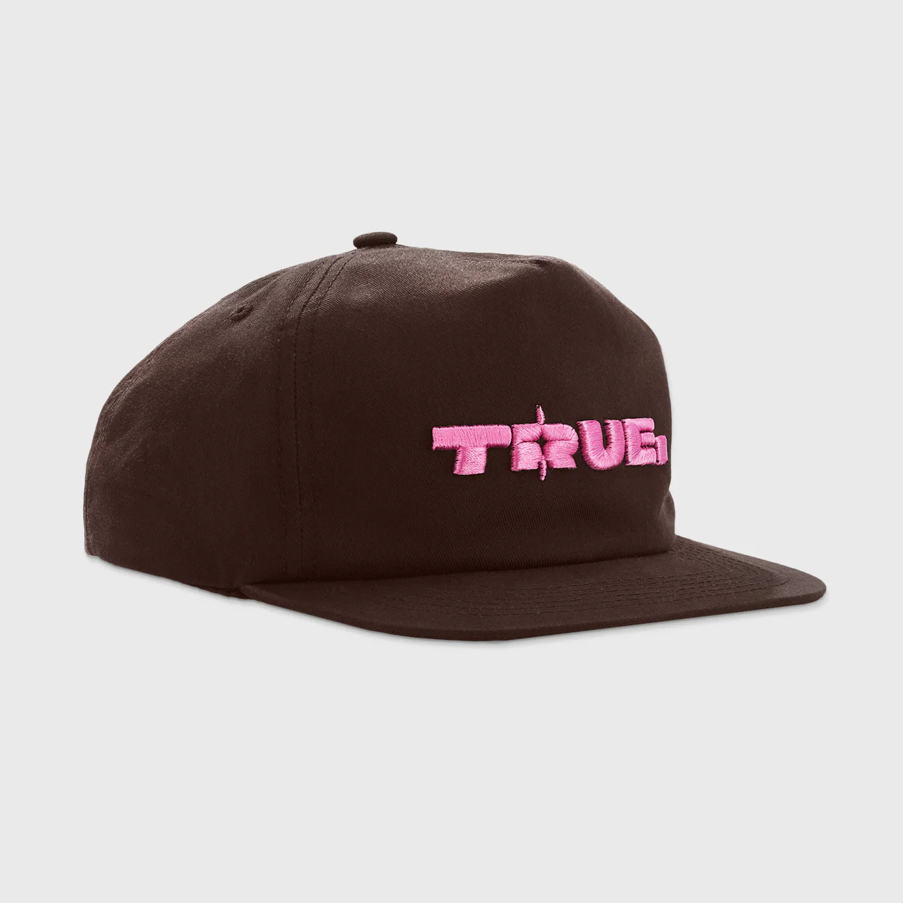 TOO BRIGHT GOLFER CAP BROWN - FRONT OF