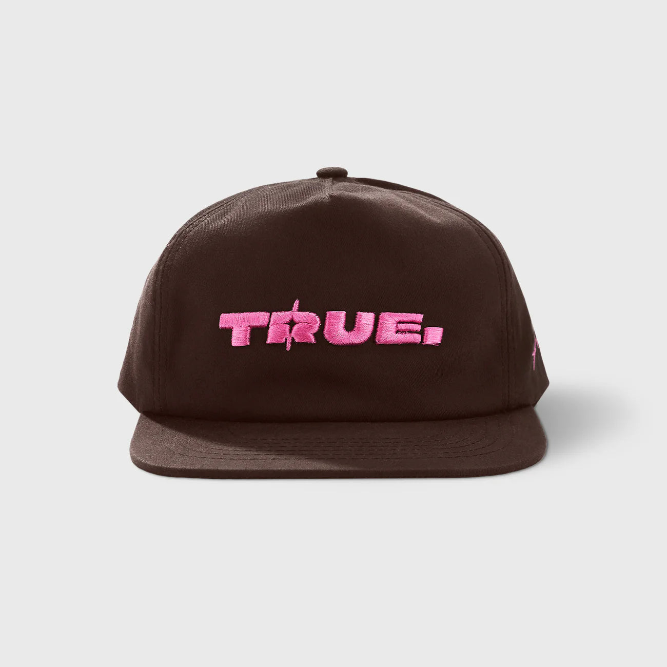 TOO BRIGHT GOLFER CAP BROWN - FRONT OF