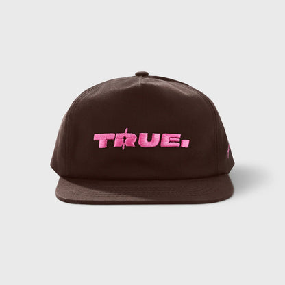 TOO BRIGHT GOLFER CAP BROWN - FRONT OF